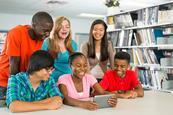 Photo of a classroom of teenagers.