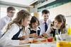 Photo of children conducting a science experiment.