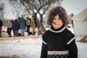 Boy living in camp