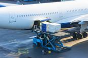 Plane being loaded