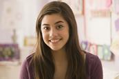 Young woman smiling